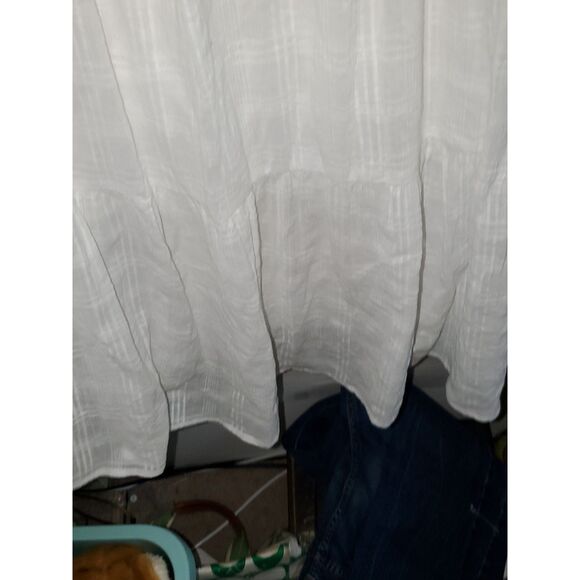 A Hayden Los Angeles Women's Dress Peasant Cottage Core Boho White Size 1X NWT - Picture 8 of 10